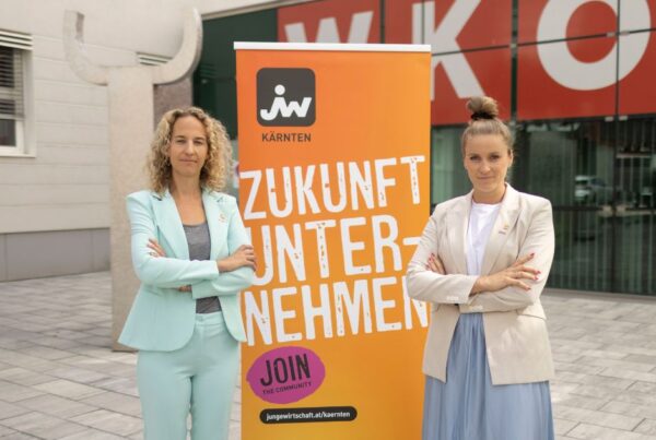 Eva Wutte und Nika Basic / Foto: Junge Wirtschaft / Peter Just