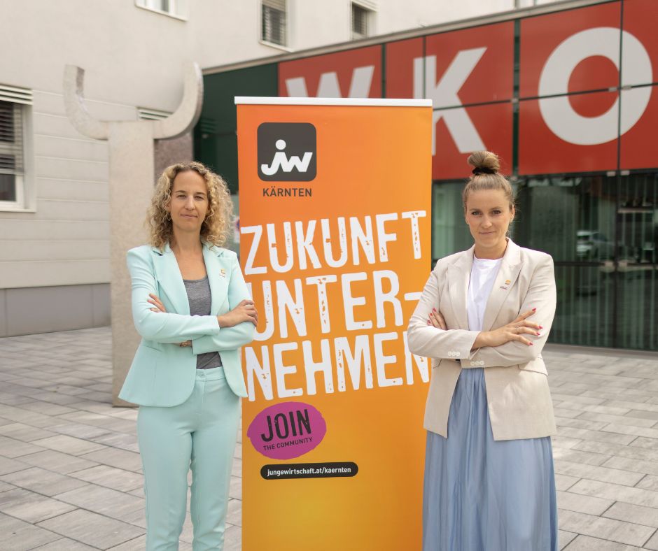 Eva Wutte und Nika Basic / Foto: Junge Wirtschaft / Peter Just