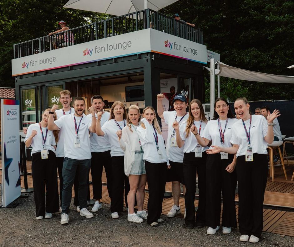 UNIKAT im Einsatz für SPORTFIVE bei der Sky Fan Lounge am Red Bull Ring