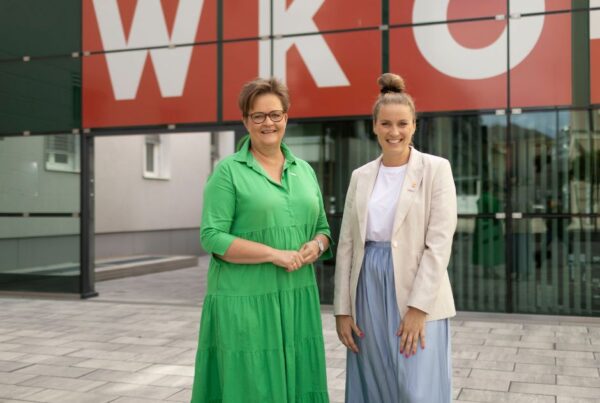WK Vizepräsidentinnen Astrid Legner und Nika Basic / Foto: Junge Wirtschaft / Peter Just