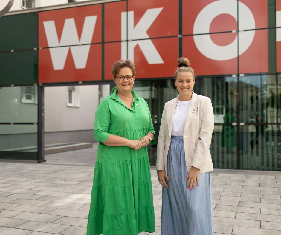 WK Vizepräsidentinnen Astrid Legner und Nika Basic / Foto: Junge Wirtschaft / Peter Just