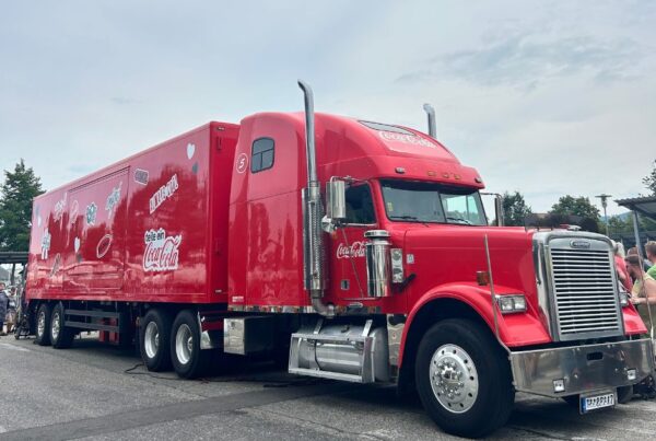 roter Coca Cola Truck