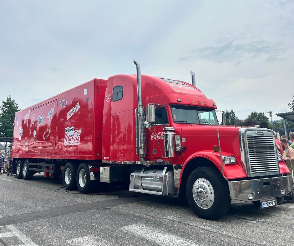 roter Coca Cola Truck