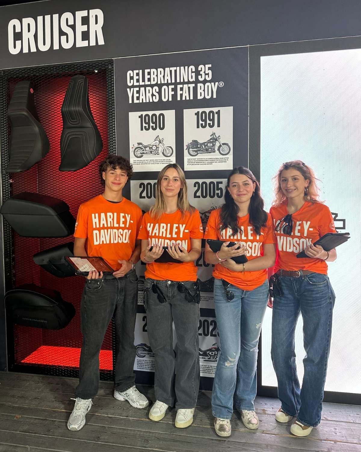 UNIKAT Personal am Harley-Davidson Stand