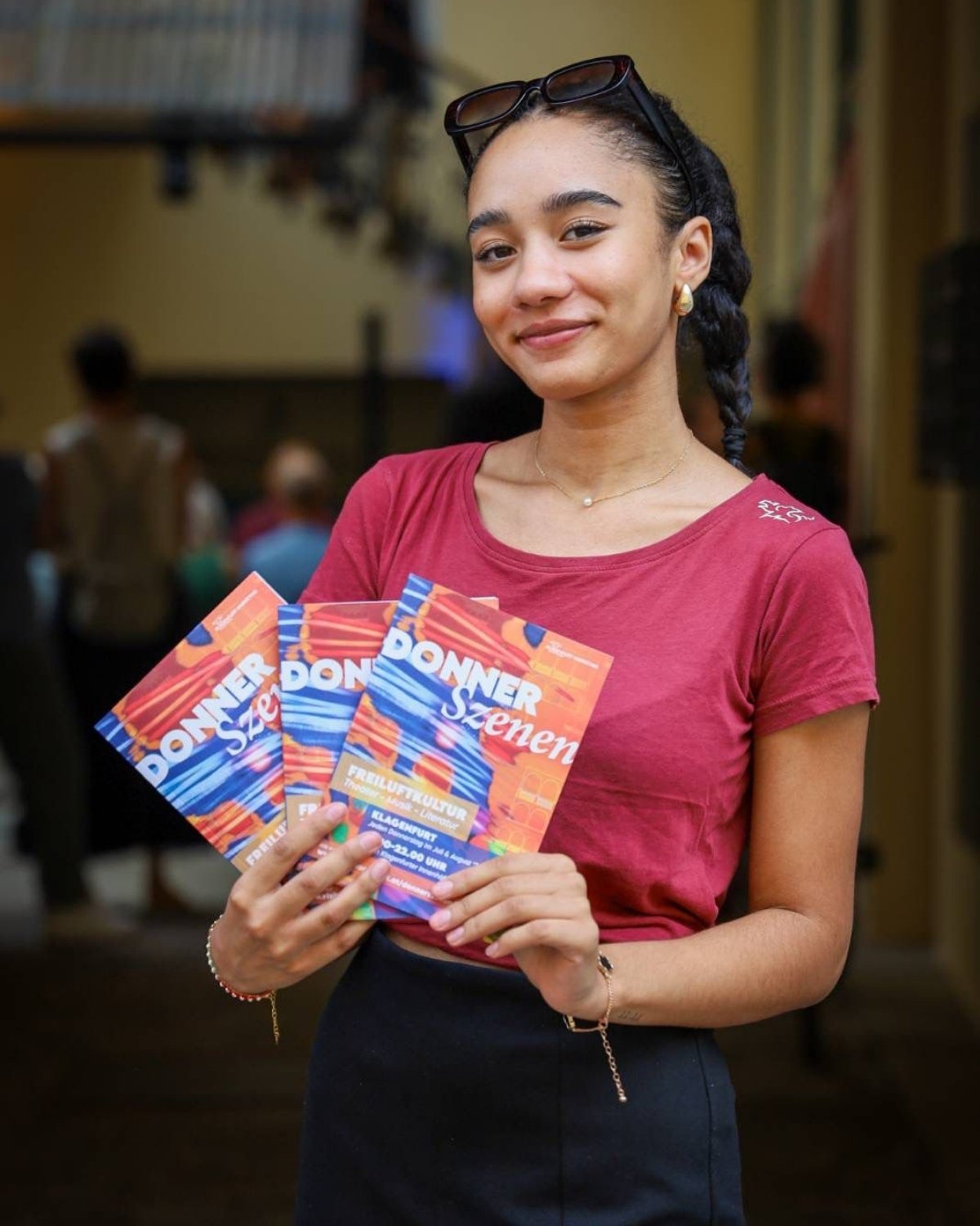 UNIKAT Promotionpersonal bei der Flyerverteilung in Wien