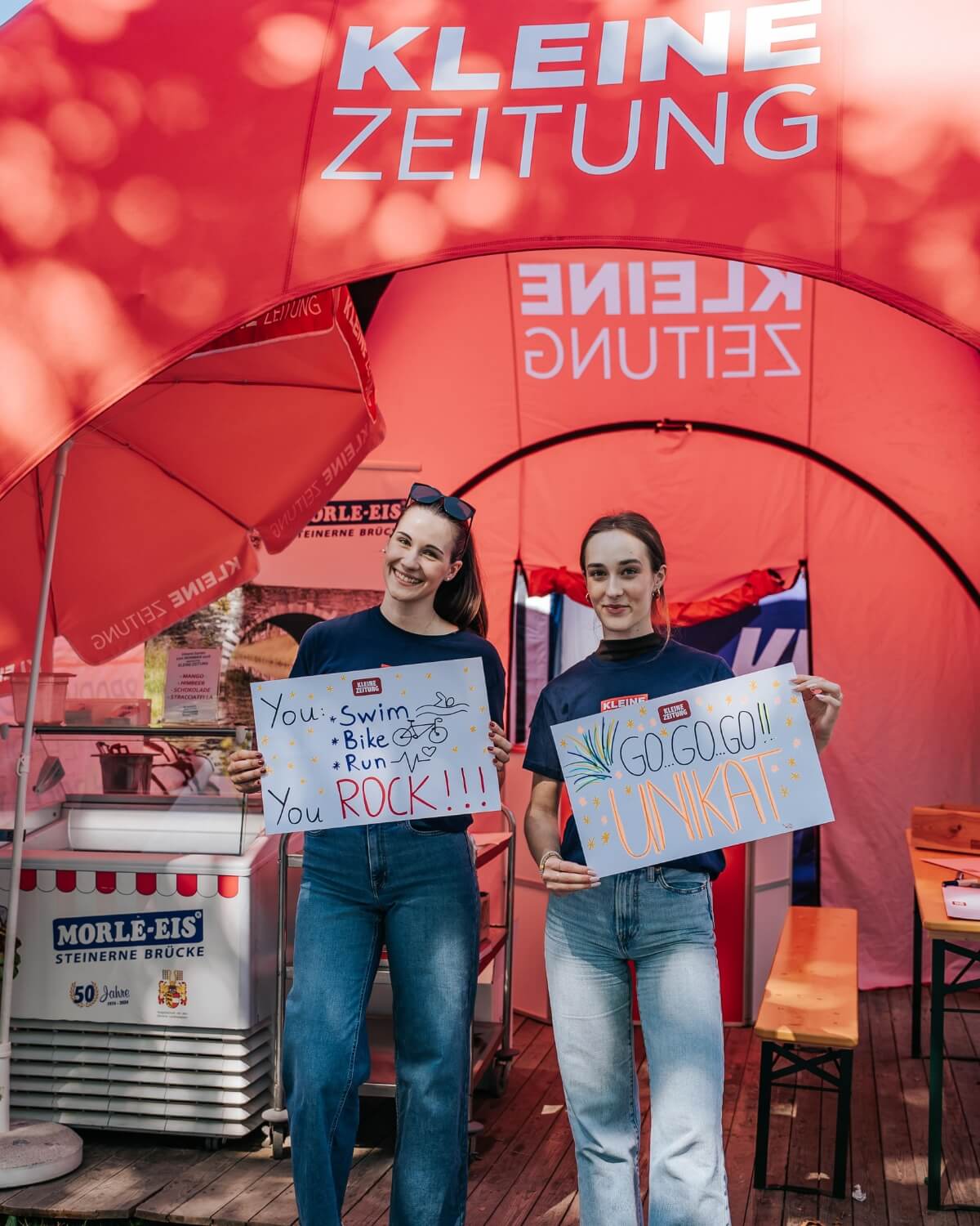 UNIKAT Promotionpersonal für die Kleine Zeitung